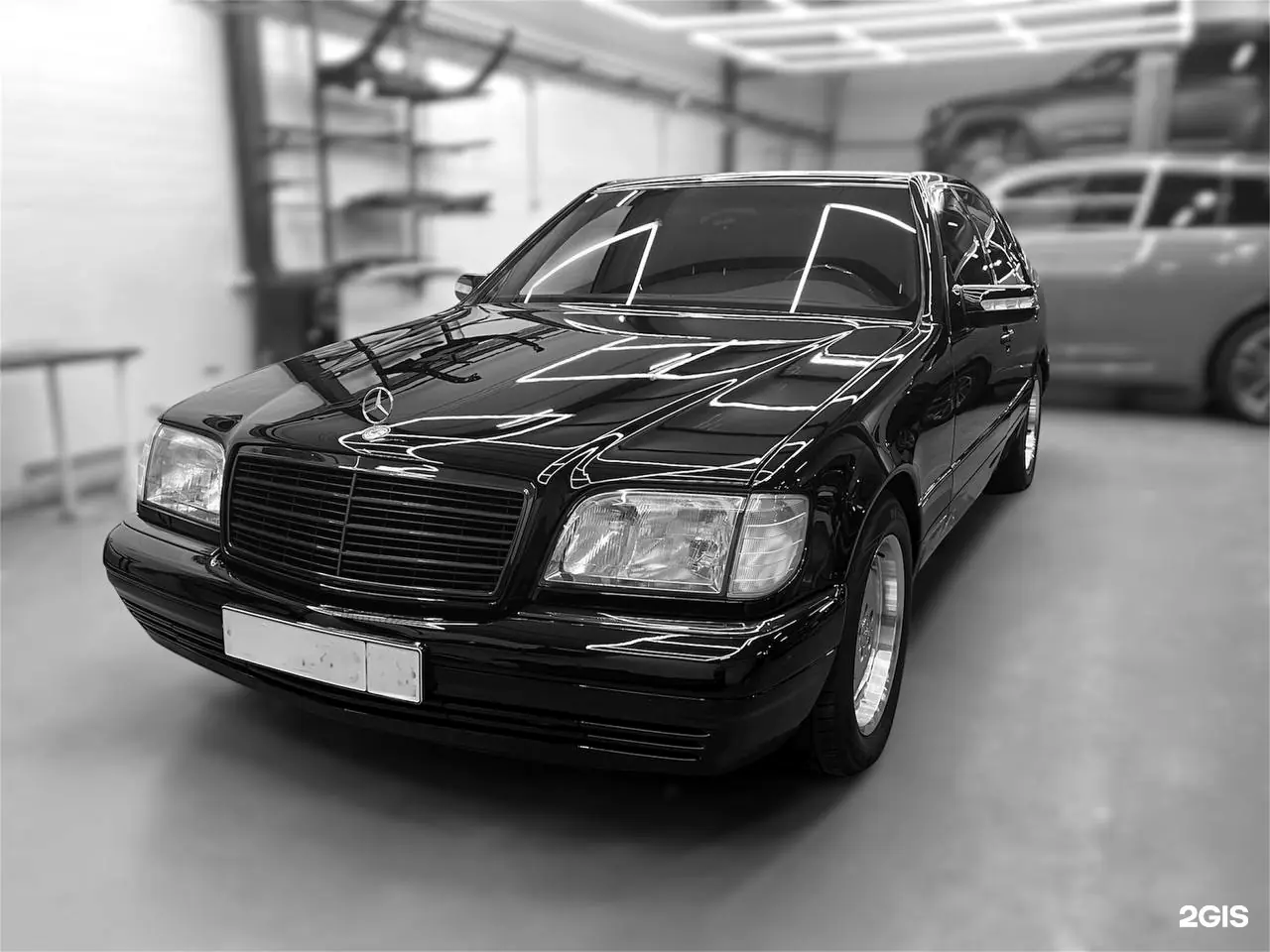 Mercedes S-класс W140 после полировки